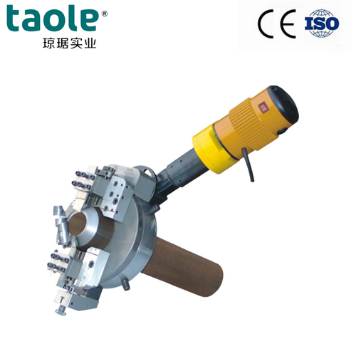 Industrial Pipe Cutting And Beveling Machine - Steel, Size Depends on Model, Silver Color | Portable, Lightweight, Semi-Automatic Cold Cutting, Adjustable Speed 0.2-1 m/min, Water Cooling System, 1 Year Warranty