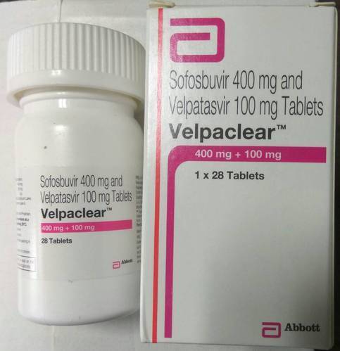 Mild Steel Sofosbuvir 400Mg And Velpatasvir 100Mg Tablets