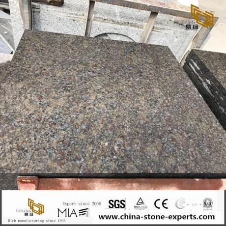 China Butterfly Blue Granite Kitchen Countertops With Cheap
