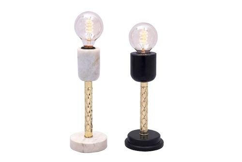 Gold Plated Filament Bulb Table Lamp