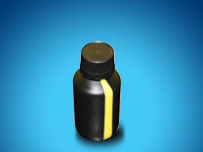 100 Ml Black Plastic Bottle