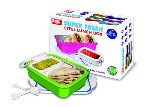 Blue 310 Lunch Box With Steel Inner