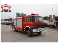 Cream Dongfeng 153 Fire Engine Water Tank Fire Truck 4000L Capacity