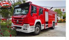 Sinotruk Howo 4x2 8t Water Tank Fire Fighting Vehicle