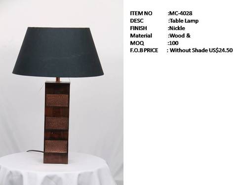 Wooden Table Lamps