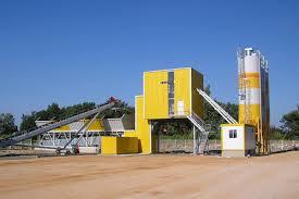 Silver Modular Concrete Mixing Plant
