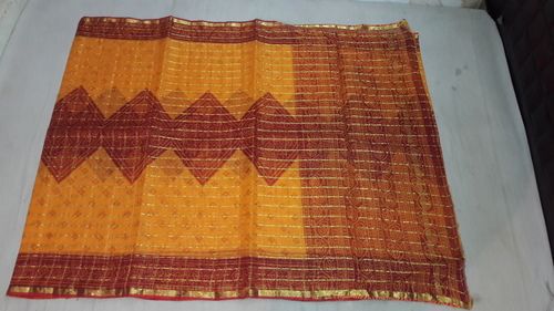 Printed Kota Doria Saree