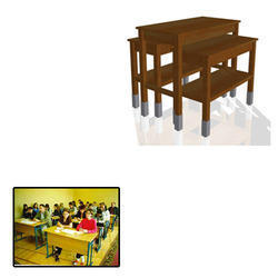 Wooden School Table