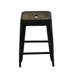 Square Metal Stool