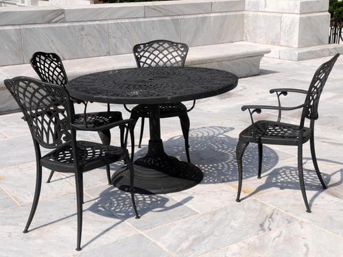 Wrought Iron Table And Chair