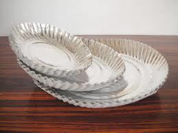 Silver Paper Plate - High-Quality Paper, Durable Design | Elegant Silver Finish, Eco-Friendly Materials