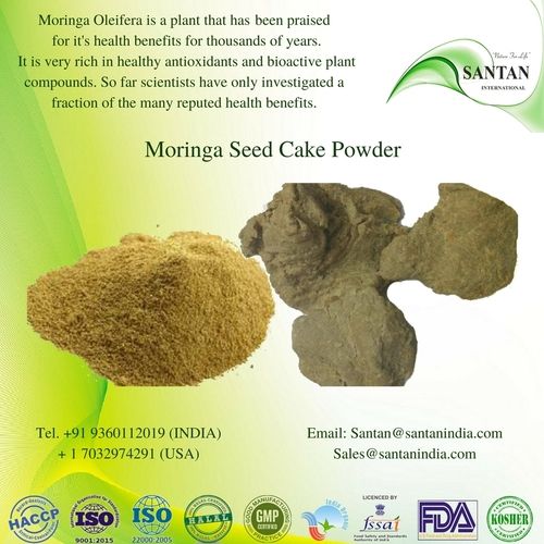 Moringa Seed Cake Powder - Fine Micro-Fined, No Additives, Non-GMO | Natural Coagulant for Water Purification, High Protein Supplement with Essential Amino Acids