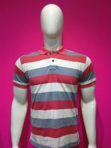 Plain Mens Cotton Polo T Shirt