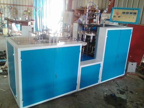 Paper Cup Making Machine - Multi-Station Automatic System | Efficient Feeding, Washing, Knurling, Unloading