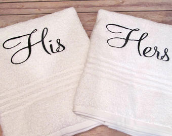 Monogrammed Towels