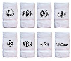 Monogrammed Towels