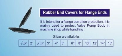 Rubber End Covers For Flange Ends