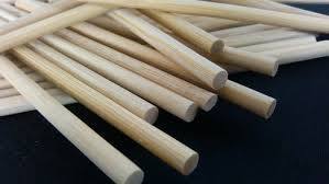 Round Bamboo Sticks - High-Quality Natural Bamboo, Eco-Friendly Material and Versatile Lengths