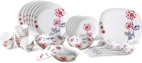 Customized Flower Design Dinner Sets