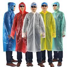 Plastic Transparent Raincoat