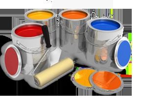 Industrial Paints - Liquid Composition, Protective Solid Film Coating | Ideal for Enhancing Color and Texture