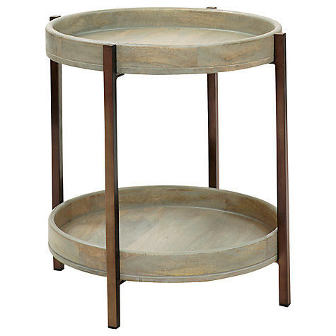 Iron Tray Side Table