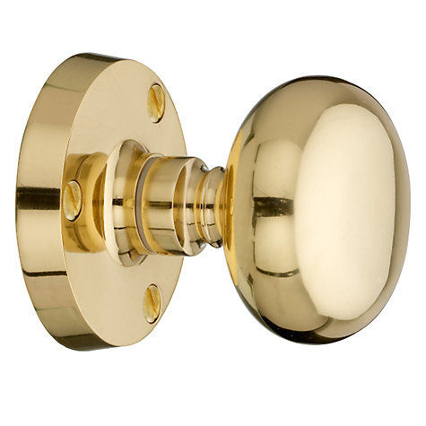 Tempered Glass Mushroom Mortice Knob 60Mm