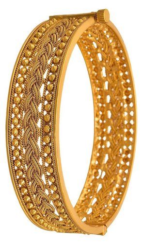 Bangles Traditional Ethnic One Gram Gold Plated Openable Kada For Women And Girls