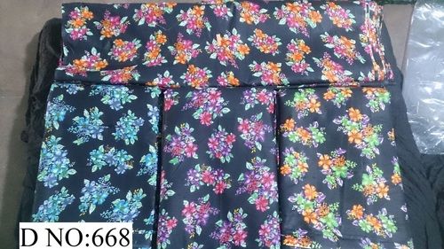 100%Cotton Printed Cotton Cambric Fabric Black