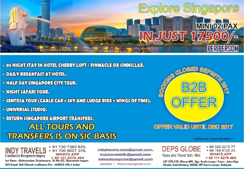 Singapore Tour Package Services By Travels Enjoy
