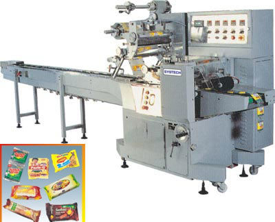 Flow Wrap and Pillow Pack Machine