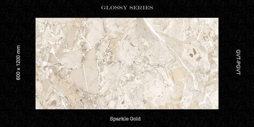 Glossy Series 21 Sparkle Gold Tile