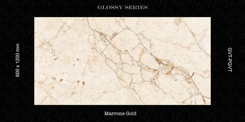 Glossy Series Marrone Gold Vitrified Tiles