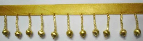 Golden Beaded Fringe