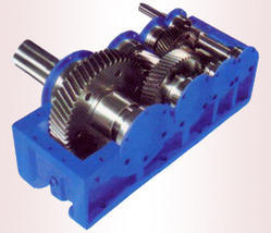 Blue Helical Gear Box