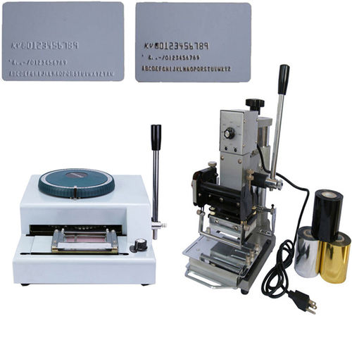 Embossing Machine For PVC Cards