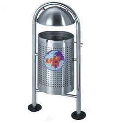 Road Side Stainless Steel Waste Basket