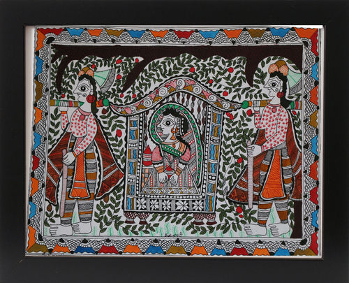 Fine Art Mithila Wall Painting