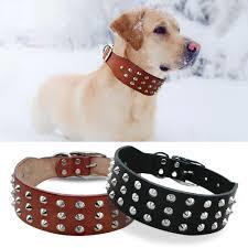 Leather Pet Collar - High Quality Leather Material, Comfortable Fit for Dogs, Skin-Friendly Design