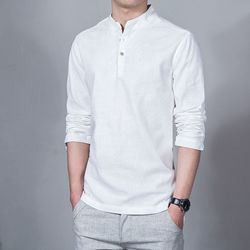 Men's White Cotton Shirts