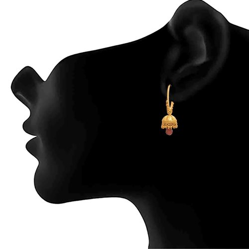 One Gram Gold Forming Jewelleryincludes Long Harram and Earrings   EVESHOPPERS