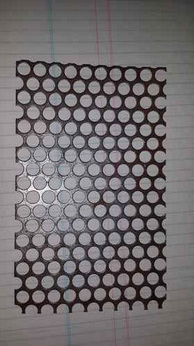 Round Hole Rigid Close Pitch Perforated Sheet