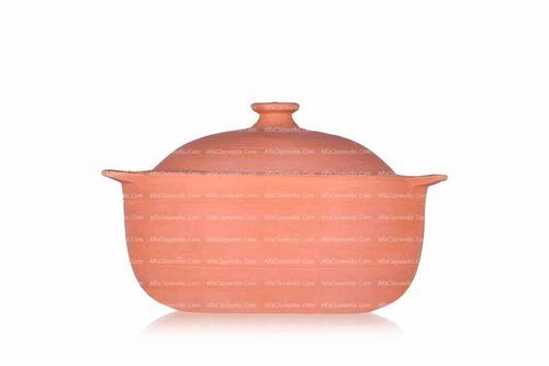 Modern Clay Cooking Pot With Lid a   9 Inches