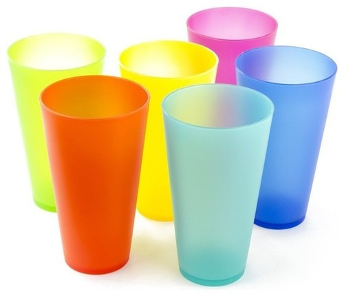 Round Plastic Glasses 200 ml 