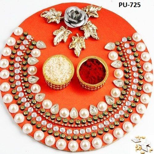 Round Shape Pooja Ki Thali