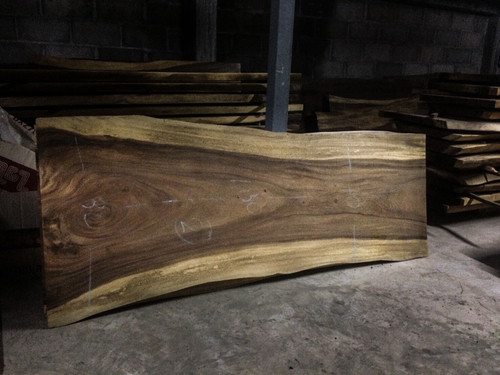 100% Acacia Wood Slab For Dining Table