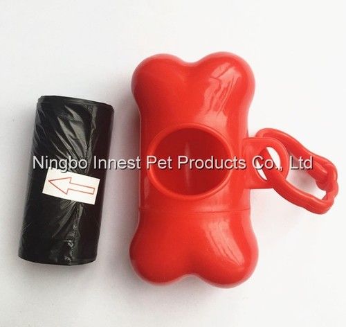 Hdpe Dog Poop Waste Bag With Bone Dispenser