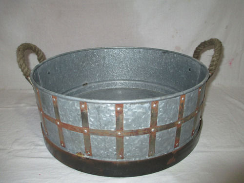 Galvanized Wash Tub With Rope Handle At Best Price In