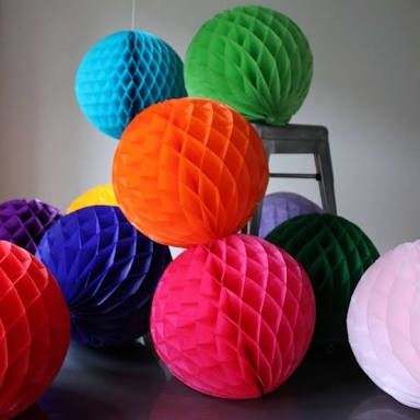 Honeycomb Party Decoration Paper Balls