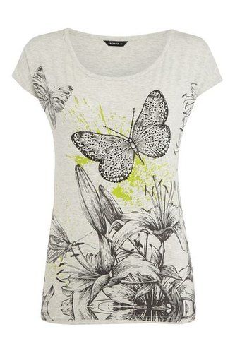 Ladies Printed T-Shirts - Cotton Blend, Smooth Texture , Elegant Fit & Diverse Color Combinations